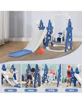 Детска пързалка с люлка