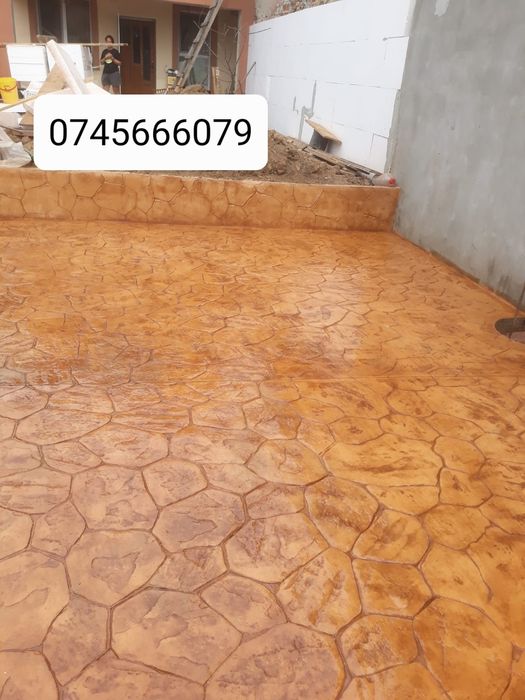 Beton amprentat Oltenia. Pret/m2