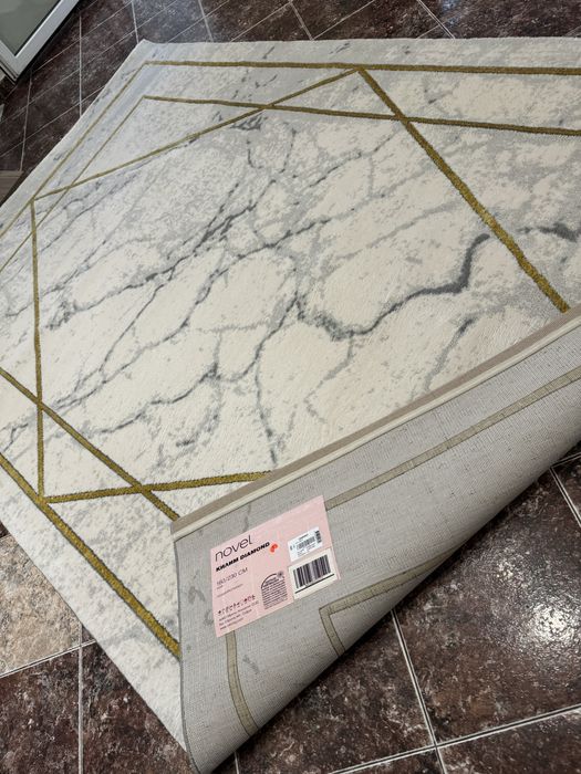 НАМАЛЕНИ 2бр Нови Килими - Diamond Gold / Marbel