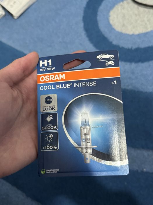 Set becuri Halogen H1 Osram