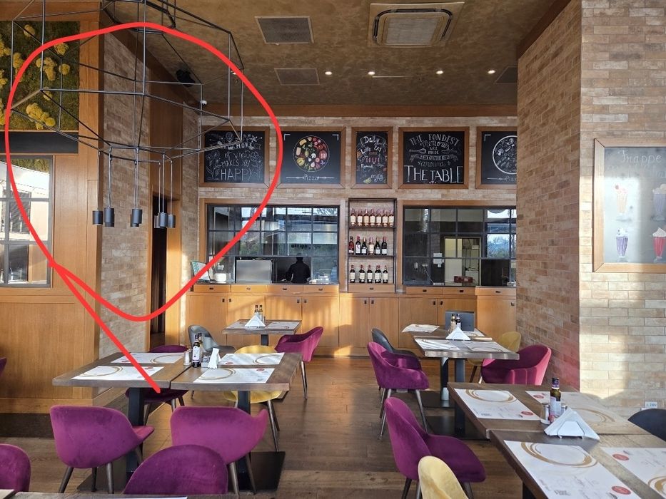 Mobilier si corpuri de iluminat restaurant