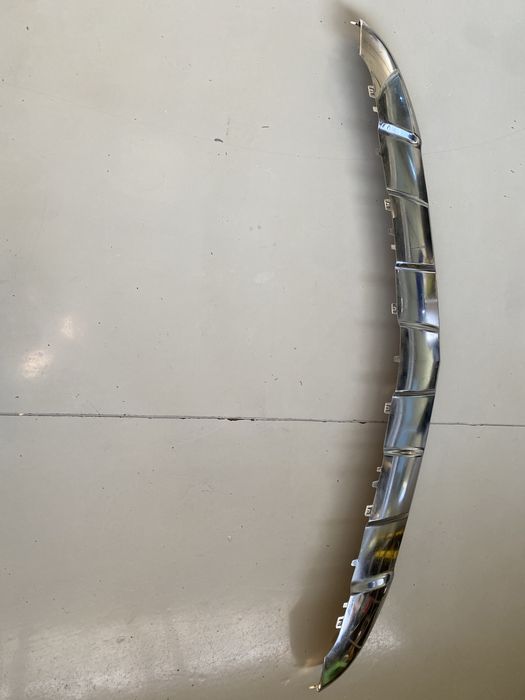 Преден нож”лип” за Mercedes GL166AMG/2013-2015/front bumper/никел