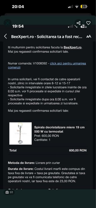 Decristalizator miere