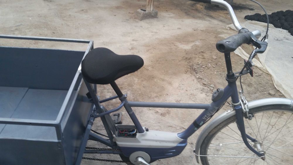 Электровелосипед  грузовой редукторный