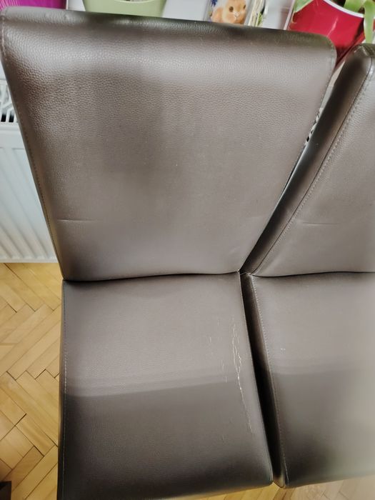 Masă wenge cu 4 scaune