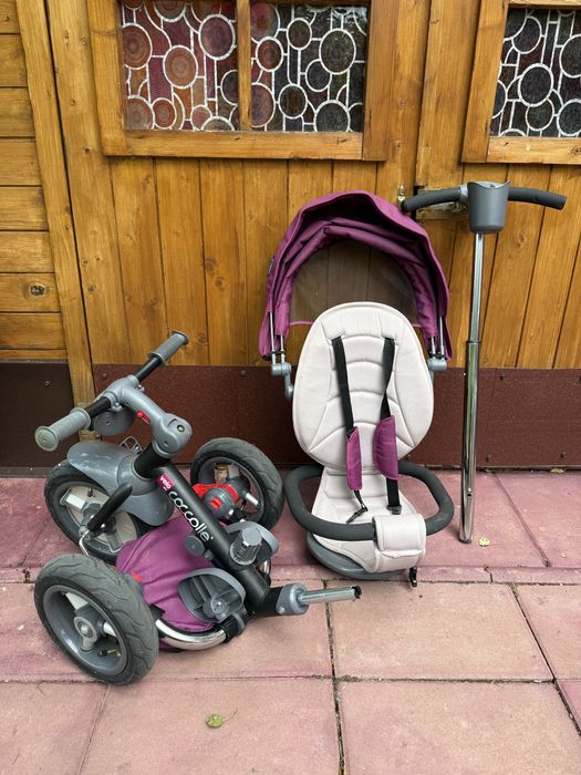 Tricicleta multifunctionala Cocolle Mov