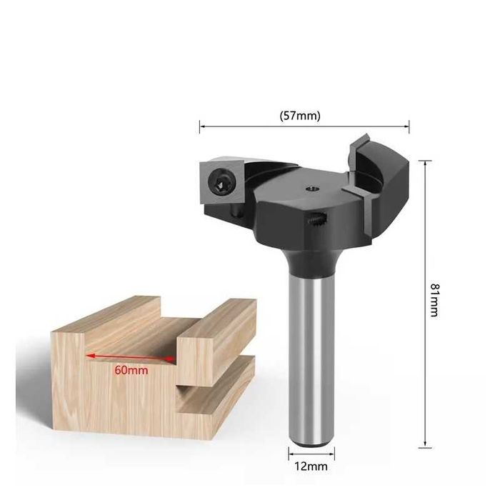Фрезер за изравняване на плоскости, Работна широчина 60 mm, 20204098