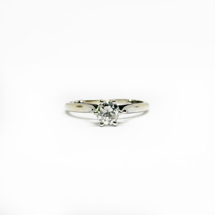 Inel din aur 18k cu diamant natural 0.38ct