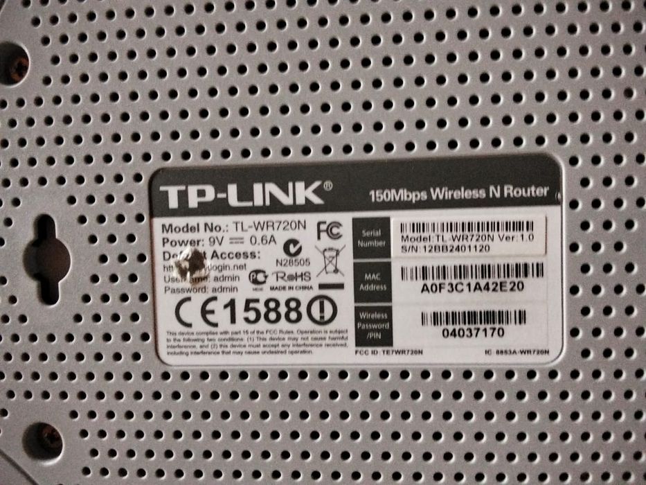 Модем TP-LINK. TL-WR720N.