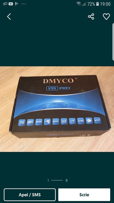 Vând receiver /receptor /decodor Dmyco M7 Pro
