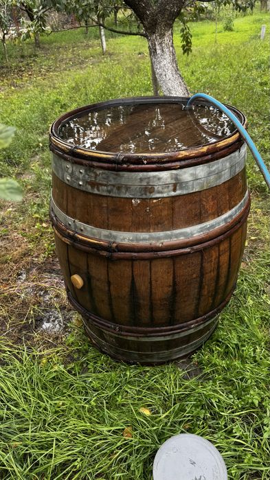 Butoi lemn cu robinet inox