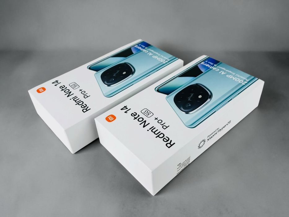 НОВ! Xiaomi Redmi Note 14 Pro+ 5G 256GB 8RAM Midnight Black 2г. Гаранция!