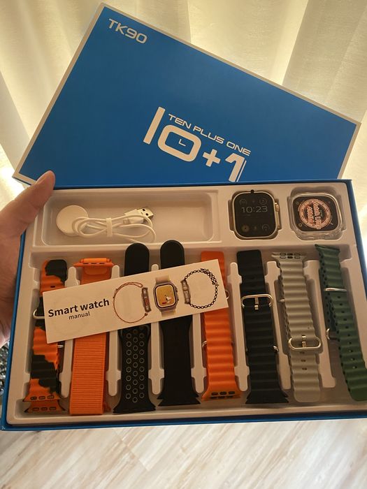Set 8 curele smartwatch plus husa ceas