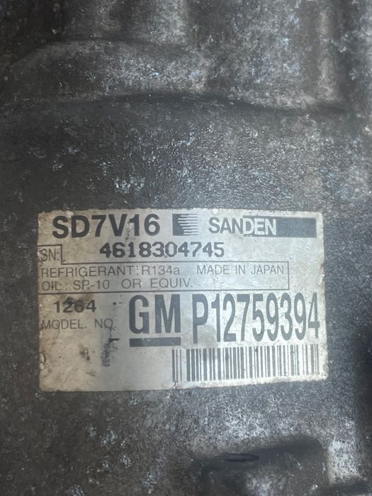 Compresor Ac Cadillac Bls 2006 - > 2.0 T B207L, Lk9(122Cul4), Z 20