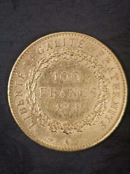 Златни 100 франка Генуис