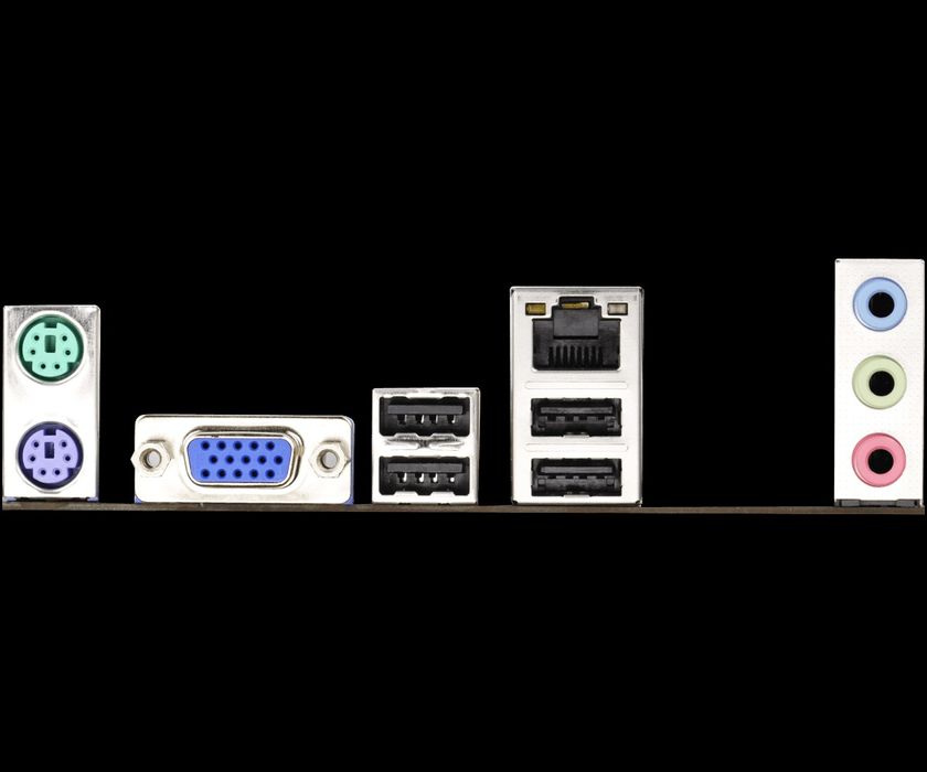 H61 плата ASRock с G2020 процессором, DDR3 2GB