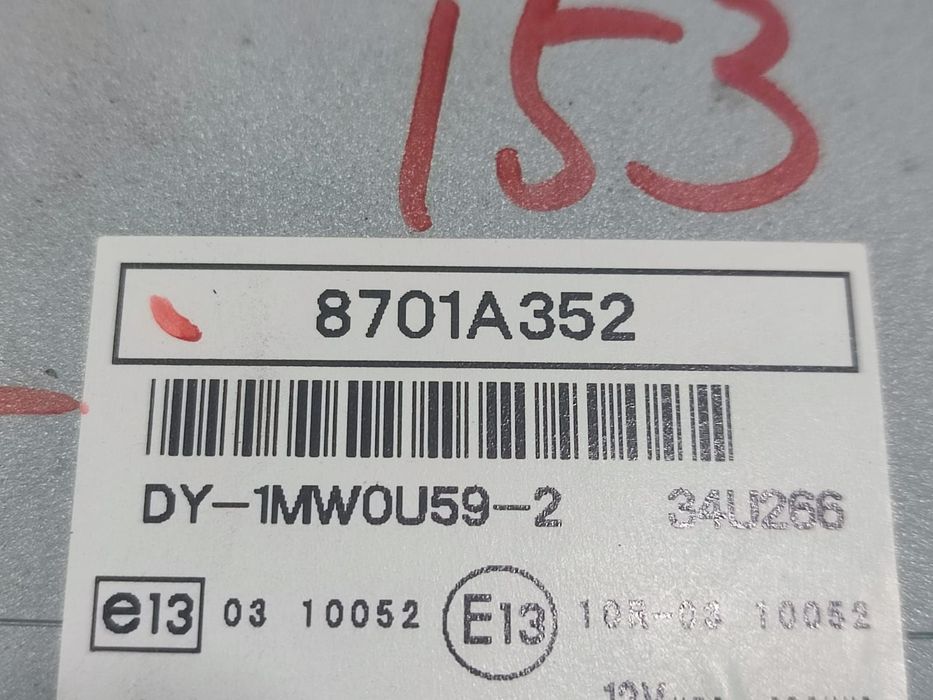 Radio cd player 8701A352 Mitsubishi ASX 1 [2010 - 2012] 1.8 di-d 4N13