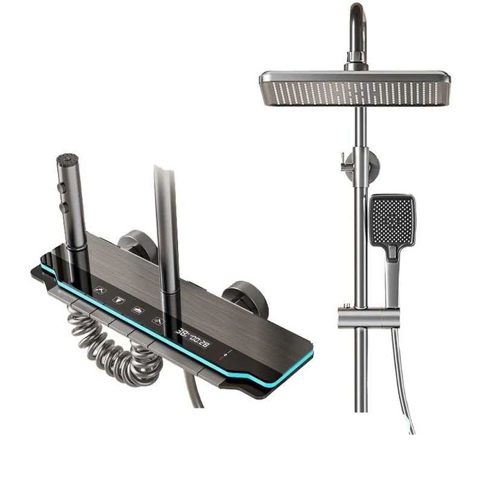 Модерен интелигентен душ с дисплей и LED подсветка D51