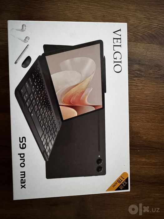 Планшет Velgio S9 Pro Max 10.1” – полный комплект