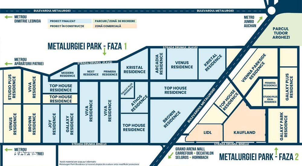 Apartament 3 camere decomandat, Parc Tudor Arghezi, Bd. Metalurgiei