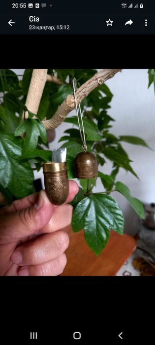 Игольница латунь игольница