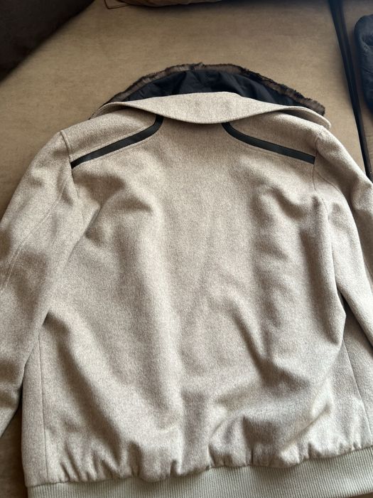 Зимно яке с естествена кожа от Рекс