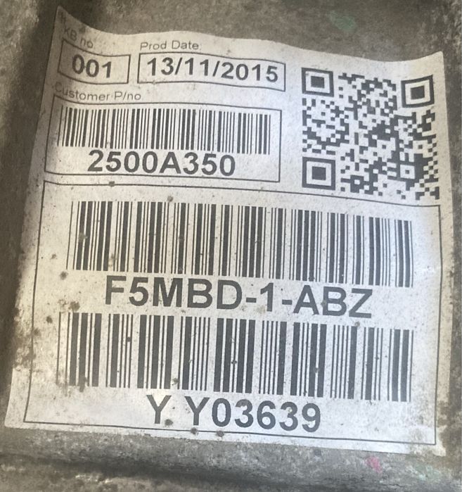 Mitsubishi space star 1.0i 2015 година 5 скорости Скоростна Кутия