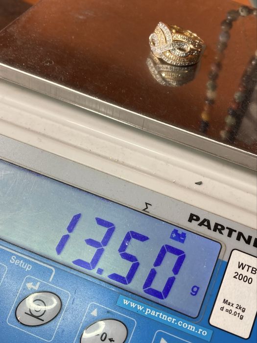 Inel designer aur cu diamante 0.80ct