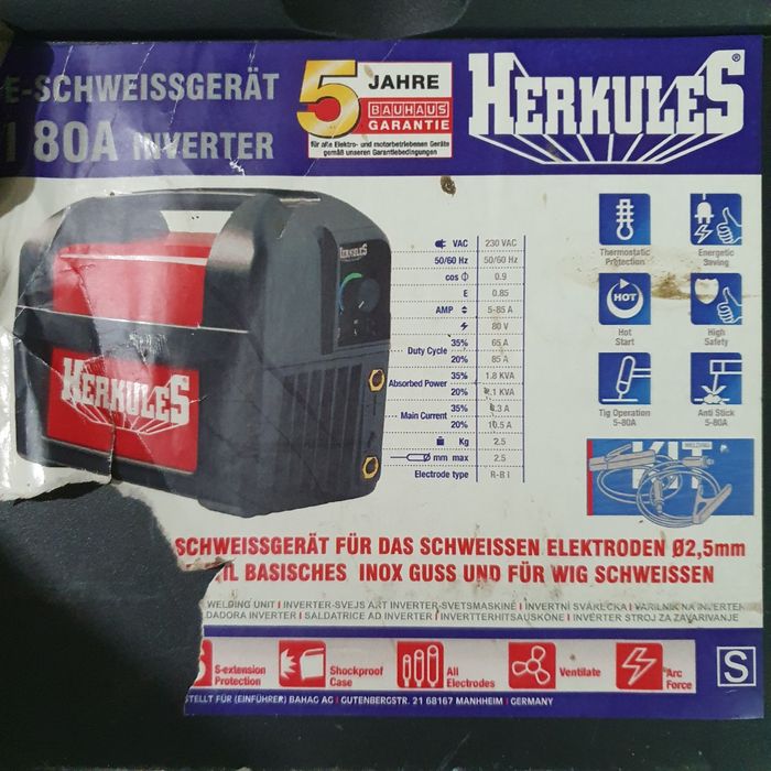 Aparat sudura herkules cu electrozi