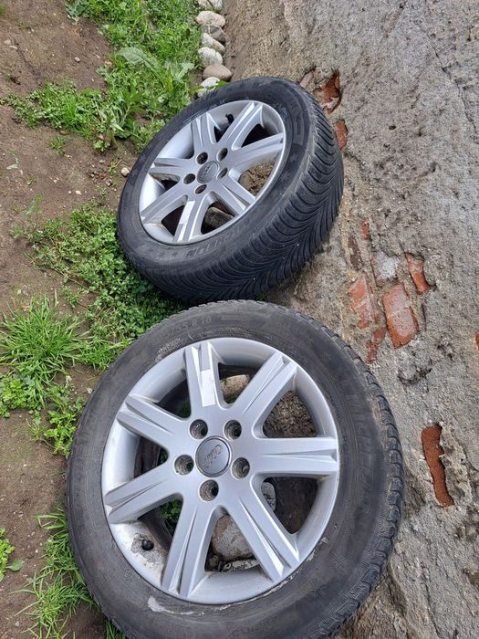 Vand jante + cauciucuri 5x112 R16