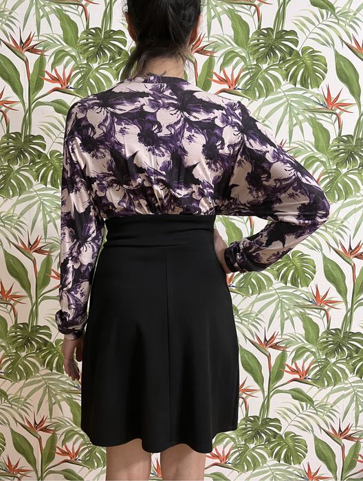 Rochie scurta cu mâneca lunga