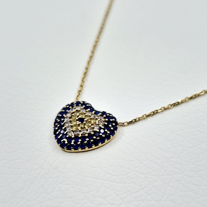 Lant cu pandantiv din aur de 14k, 2.86g | GlobalCash.ro #CF113472