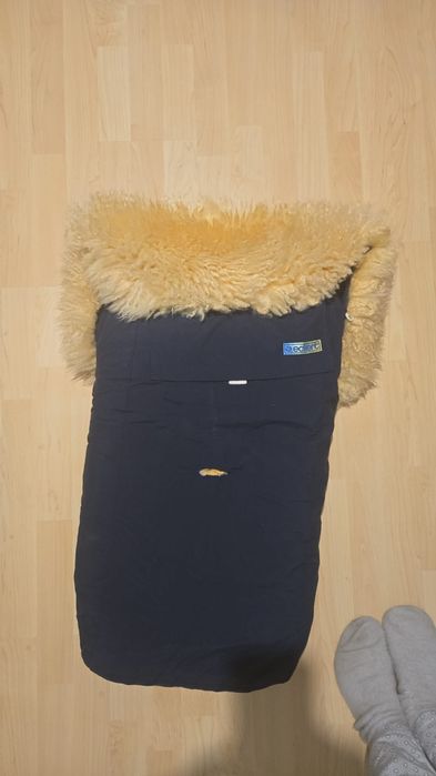 Sac bebe din lana naturala