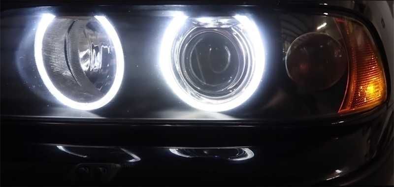 Set Led Marker Angel Eyes 45W DRL E60 E61 E63 64 65 66 E87 E39 E83 E53