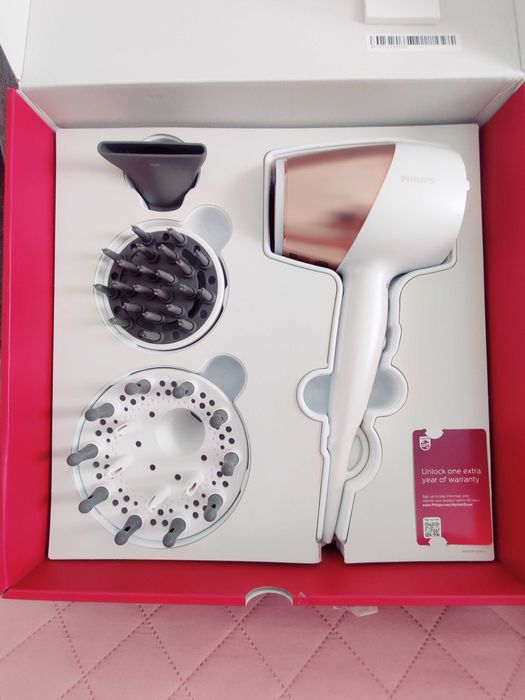 Uscator de par Philips Prestige BHD827/00, Senzor SenseIQ