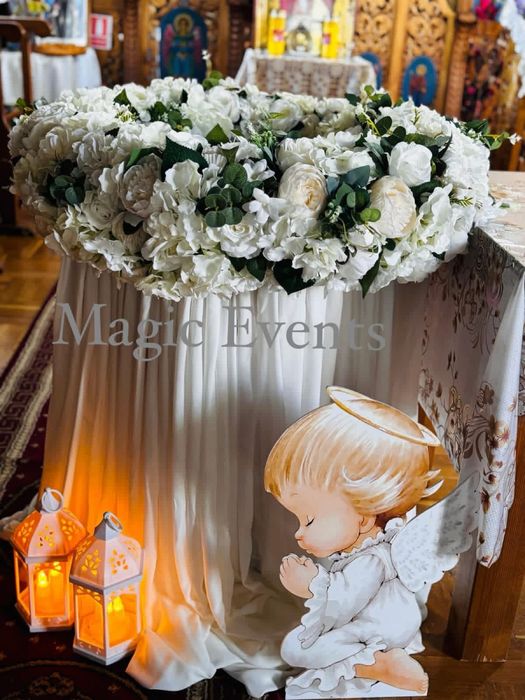 Tematica / decoratiuni / fum greu decor baloane / decor nunta/botez panou foto