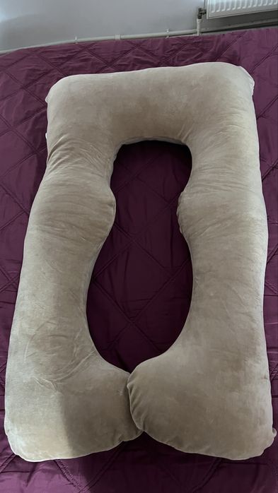 Perna gravide 3 in 1 Bebeke Premium Velvet bej