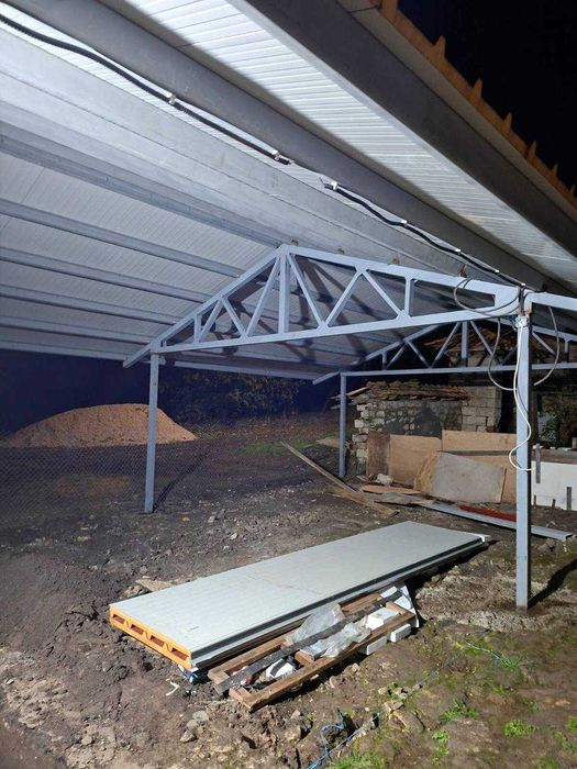 Изработка на Метални Конструкции|Къщи|Гаражи|Монтаж на сандвич панел