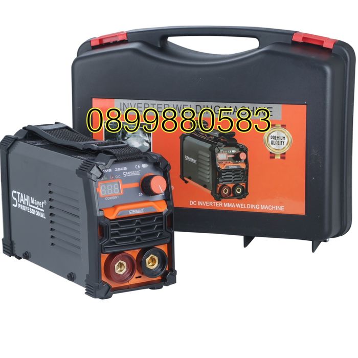 Инверторен електрожен STAHLMAYER 350А с дисплей