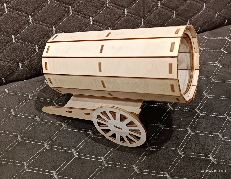 Пушка для банки из фанеры