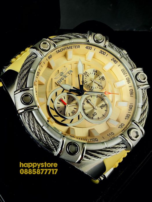 INVICTA Bolt Ivor steel 52mm, Инвикта нов ръчен часовник