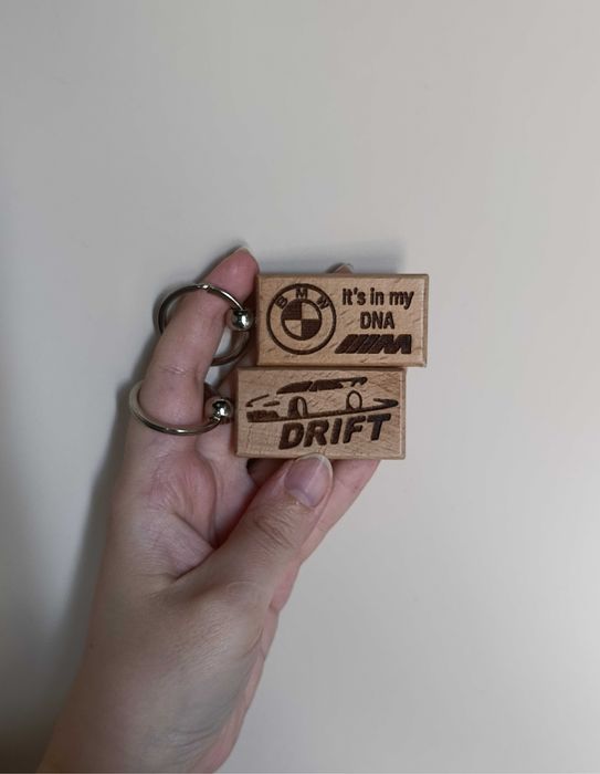 Дървени Ключодържатели на Коли - Мерцедес, БМВ, Тойота, Ауди, Нисан