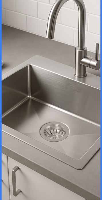 Кухненска мивка неръждаема