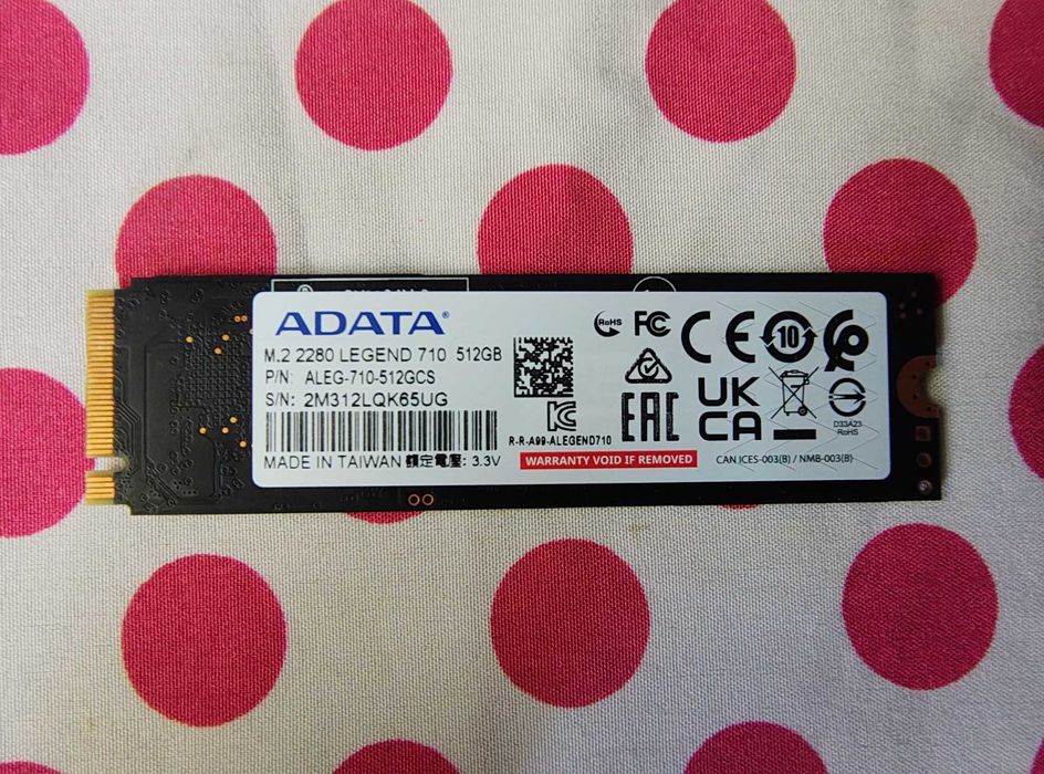 SSD M.2 Adata Legend 710 512GB PCIe 3.0 x4, NVMe, M.2.
