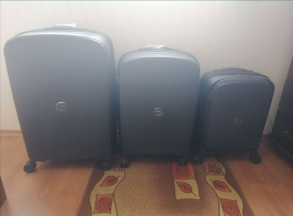 Комплект два броя куфари Grand Ghepard Grafitt Полипропилен.