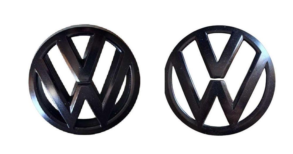 Емблема VW Голф6/Golf6/Caddy III/Passat B7/Touran/Golf 7 Черна Мат