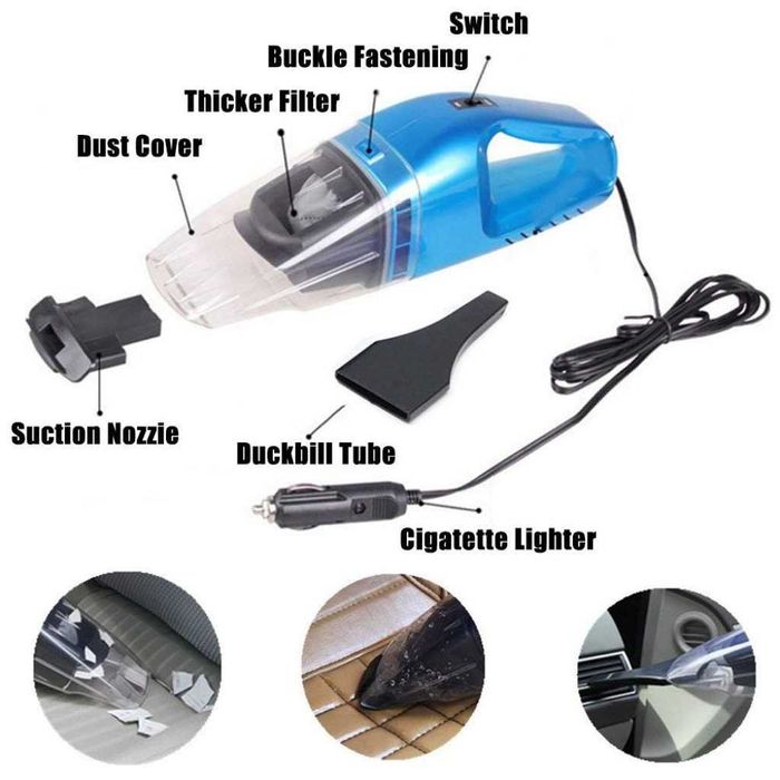 Портативна прахосмукачка за сухо и мокро почистване