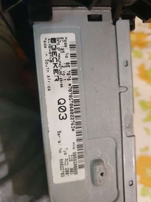 Radio Cd player original Mercedes Sprinter W906