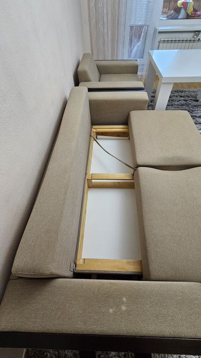 Продам диван с креслом Б/у