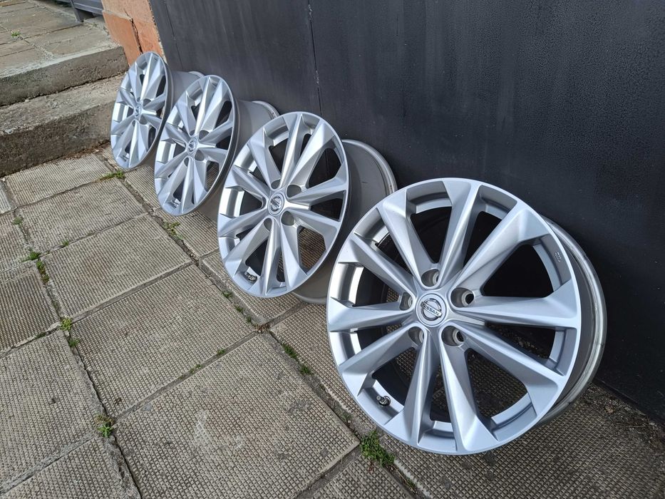ОРИГИНАЛНИ джанти 17 ' цола 5x114,3 NISSAN QASHQAI J10 J11 / НИСАН 7J ET40 + датчици